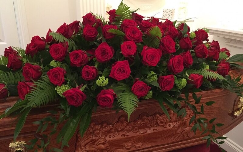 Florist Choice
Red Rose  Double Ended Spray: From £175.00