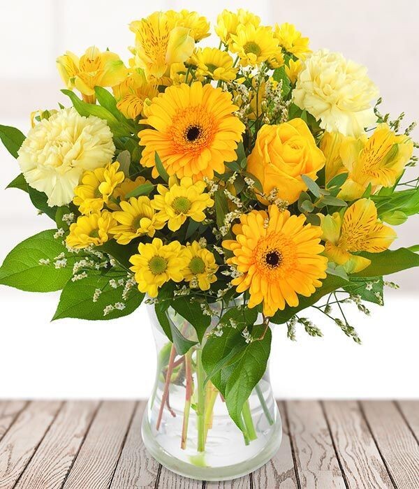 Florist Choice  Yellow Bouquet : From £40.00