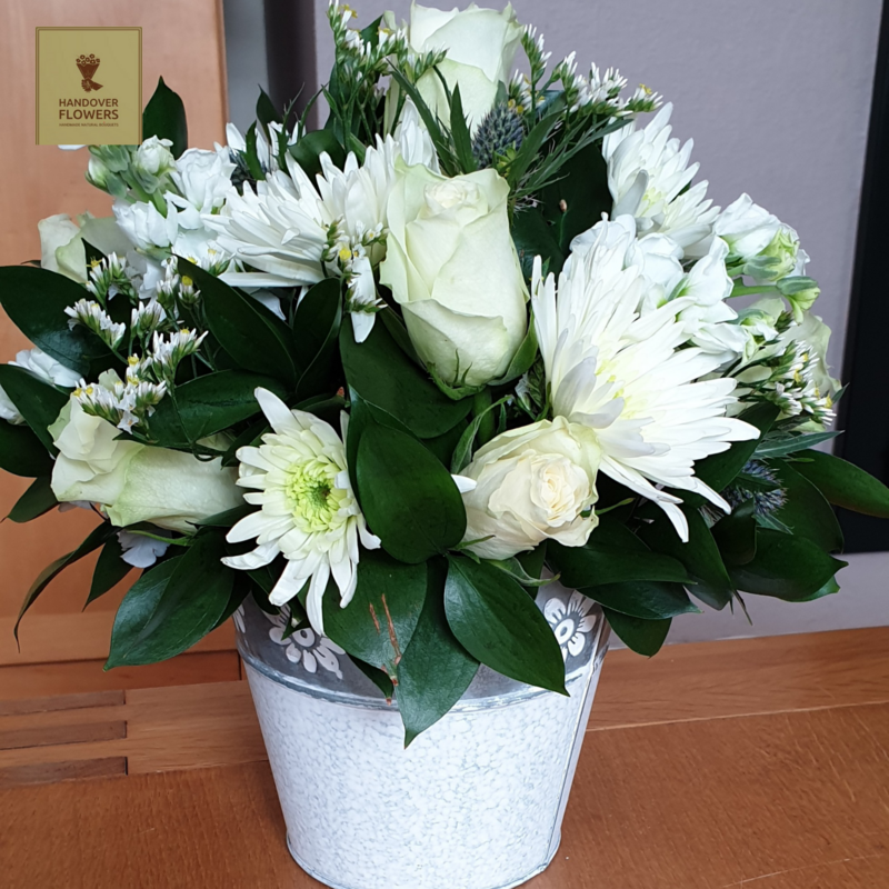 Florist Choice White  Table Display   : £32.00.