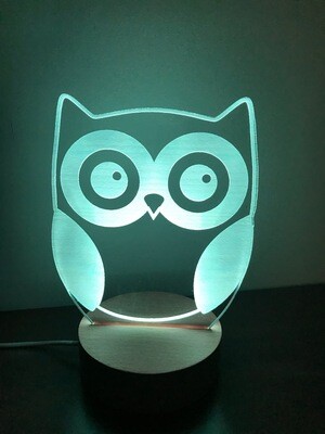 LED Owl Lamp