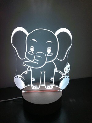 LED Cute Elephant Lamp