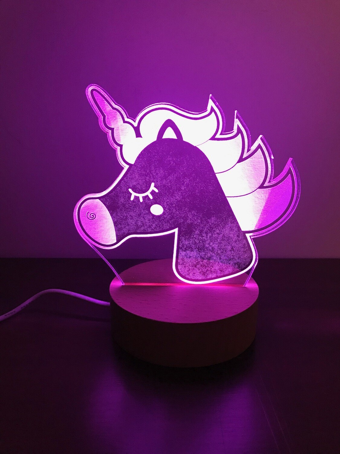 LED Unicorn Lamp