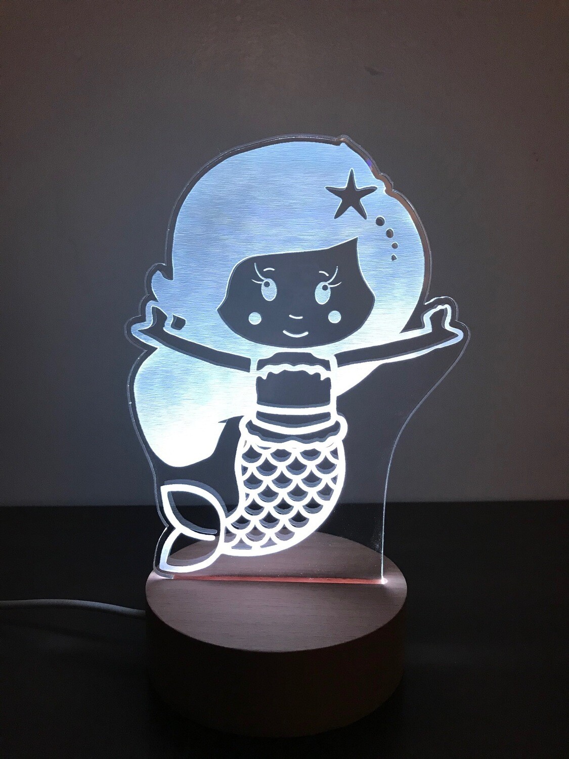 LED Mermaid Lamp