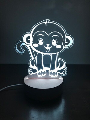 LED Cute Monkey Lamp