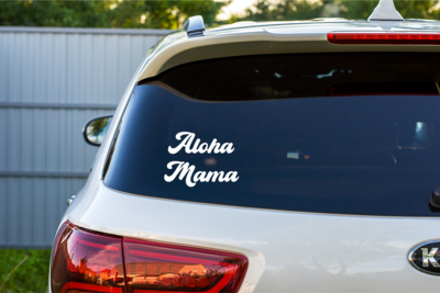 Sticker Decal "Aloha Mama"
