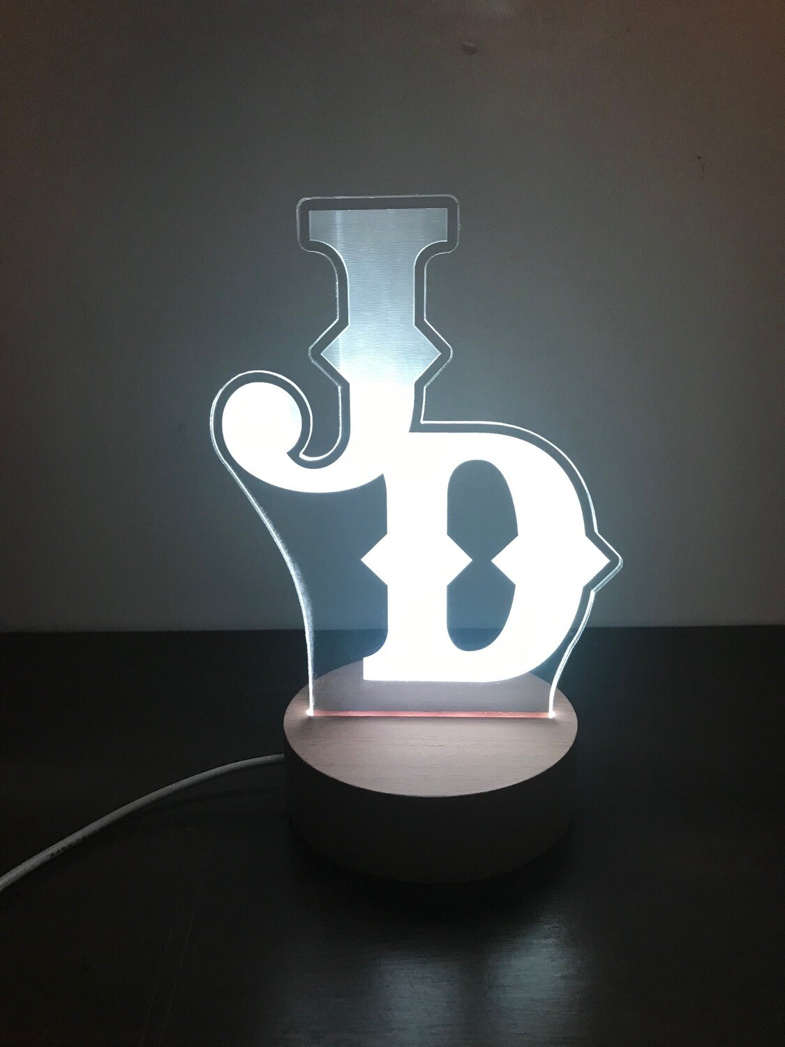 Personalized LED Initials Lamp