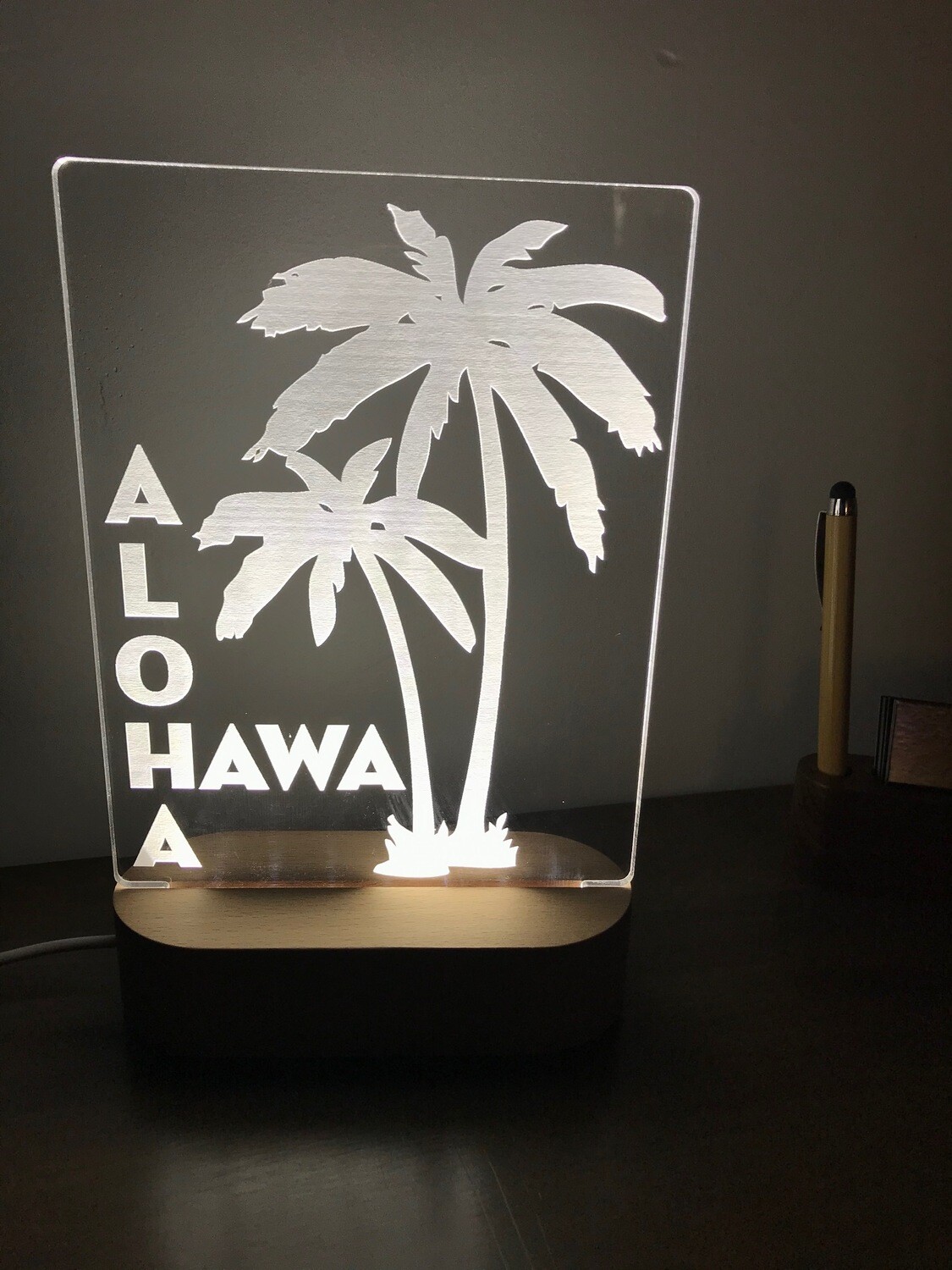 Personalized LED Palm Tree Lamp