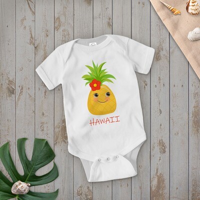 Hawaii Pineapple Onesie