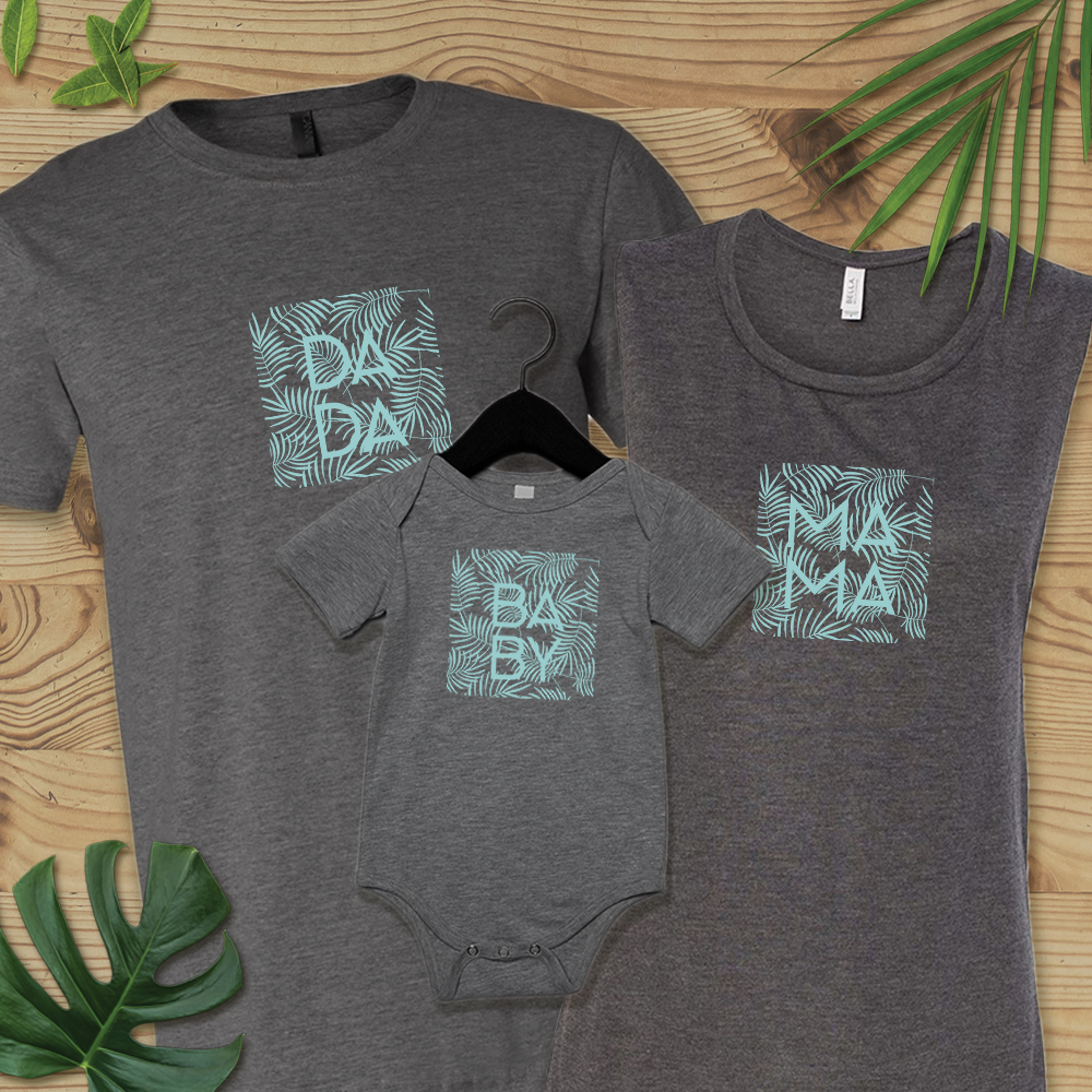 Dada/Mama/Baby Matching Sets