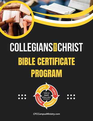 CFC Bible Certificate Online Class Tuition