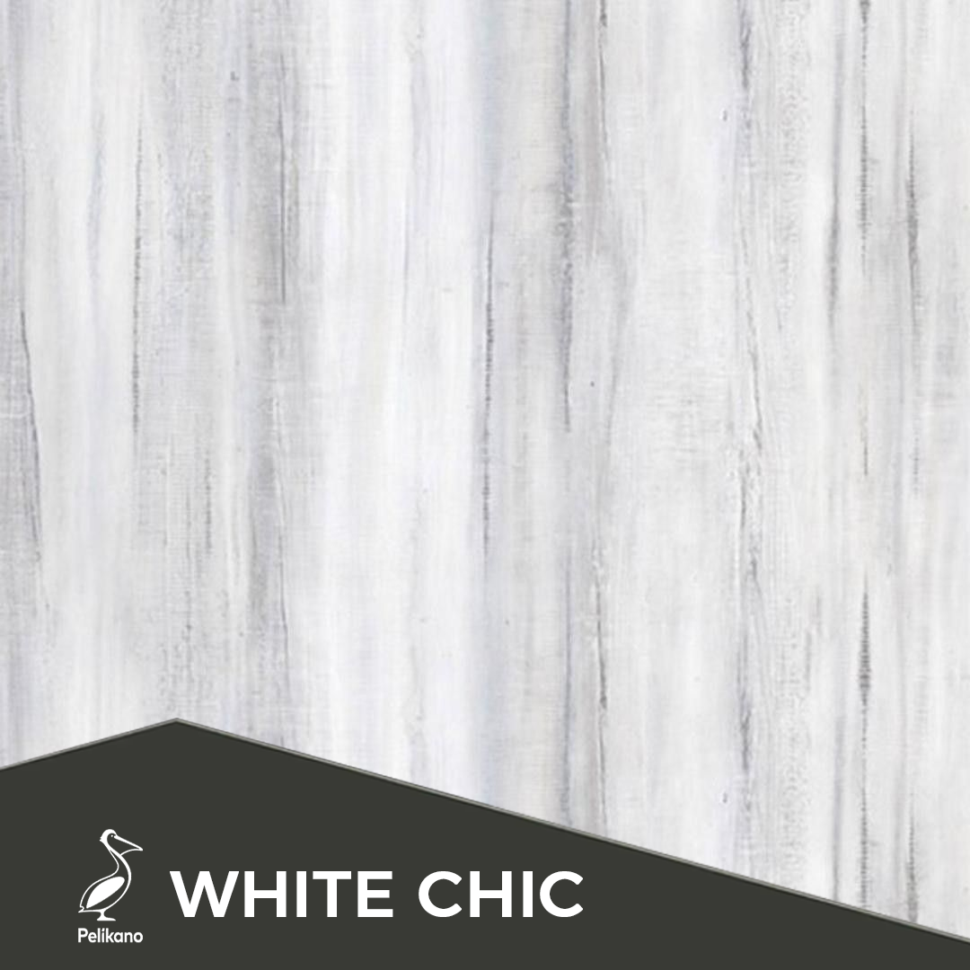 Fondo Pelikano MDP White Chic Una Cara