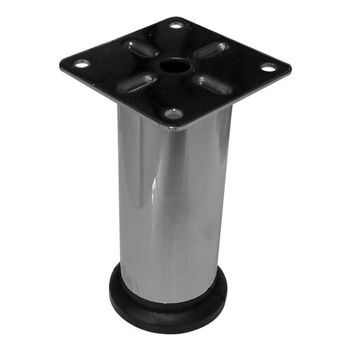 PATA DE MUEBLE CEFAS 100MM-CROMADO/GRIS