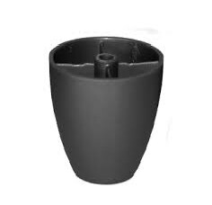 PATA REDONDA PARA MUEBLES 85*80 NEGRA