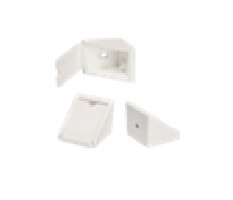 CONECTOR DE MONTAJE SIMPLE - BLANCO