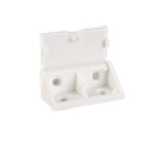 CONECTOR DE MONTAJE DOBLE - BLANCO