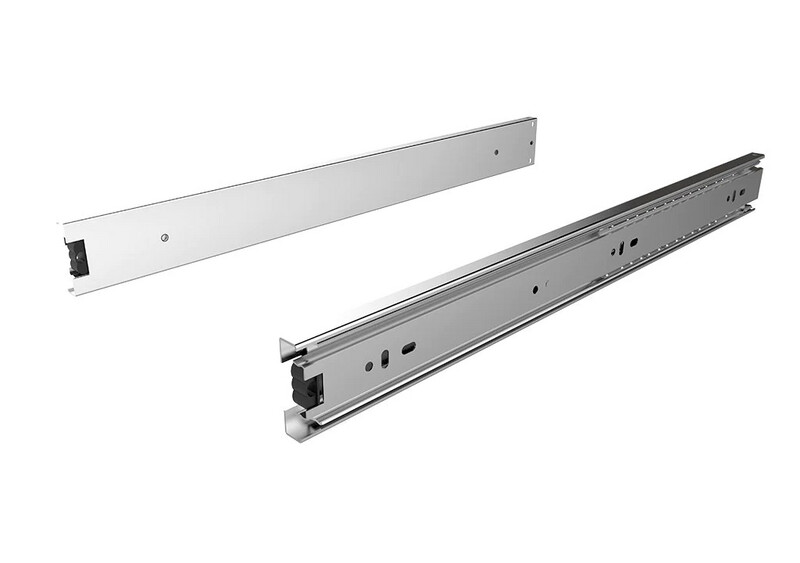 RIELES PARA CANASTAS FULL EXTENSIÓN SENCILLO DE 45 CM