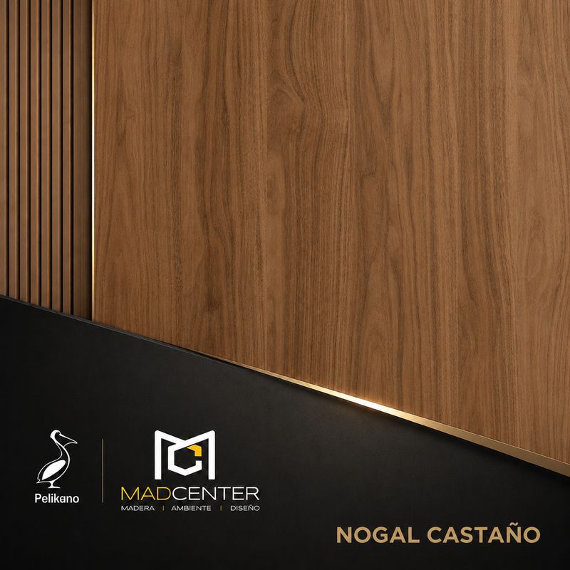 Tablero Pelikano MDP Nogal Castaño Synchro
