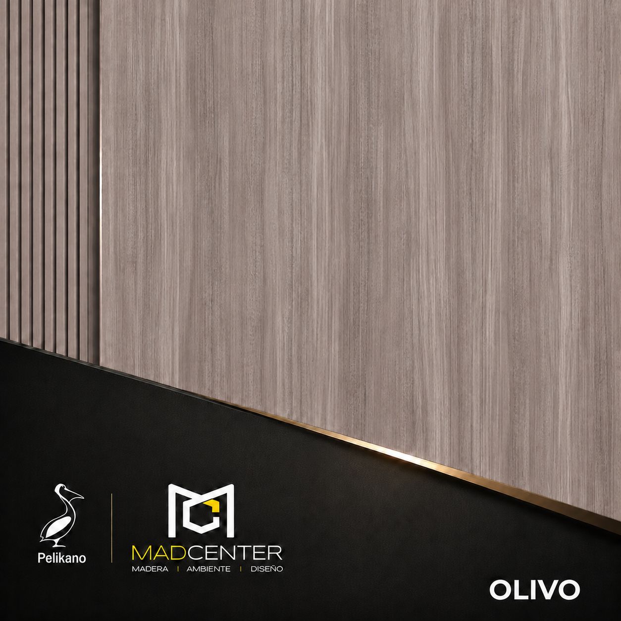 Tablero Pelikano MDP Olivo
