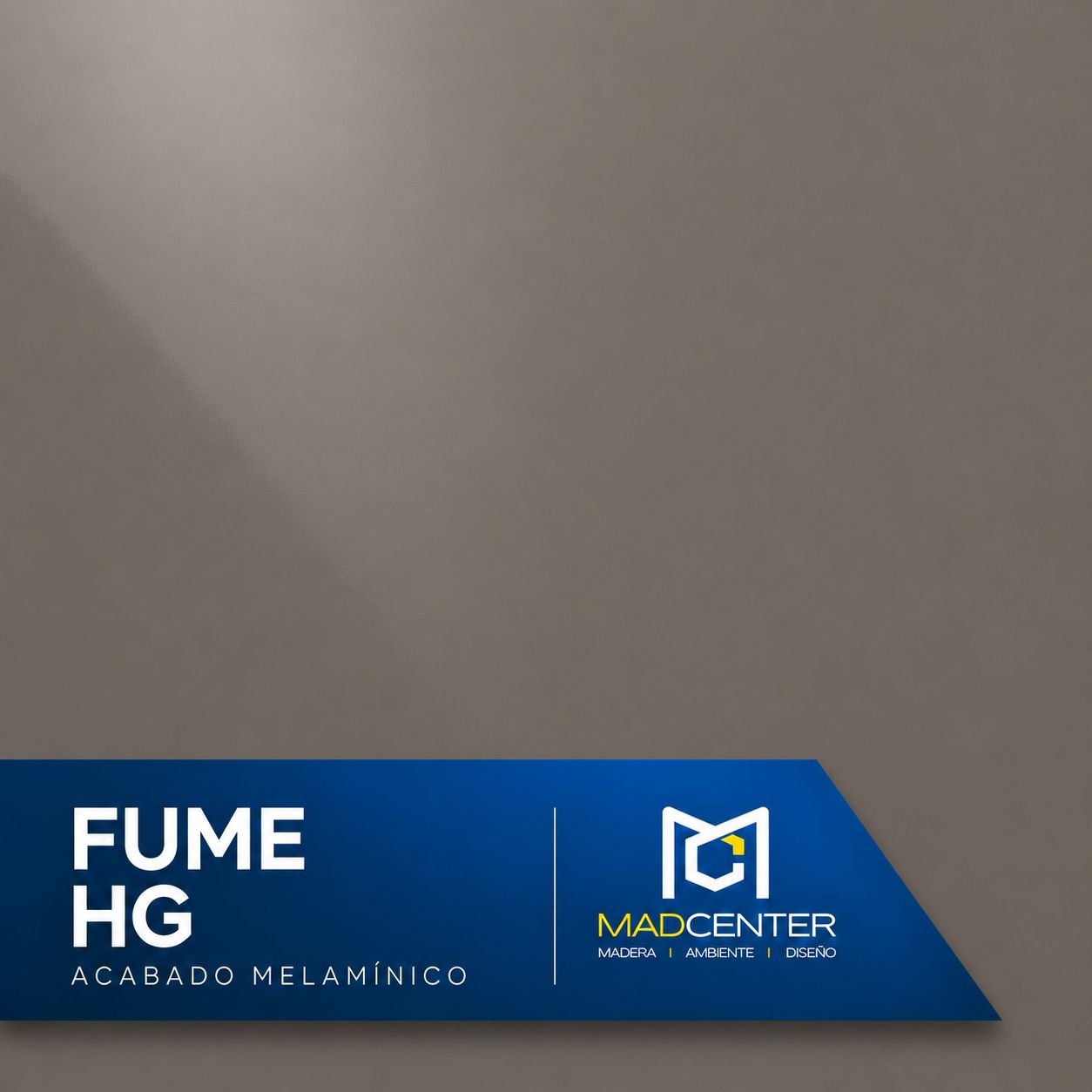 Tablero Brasileño MDP Fume High Gloss