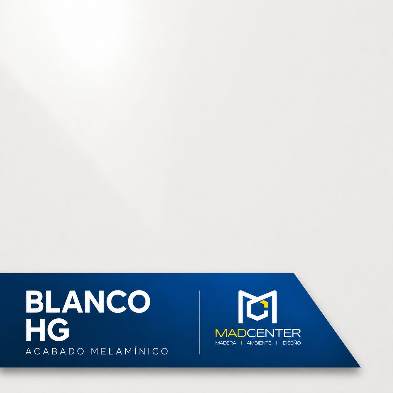 Tablero Brasileño MDP Blanco High Gloss