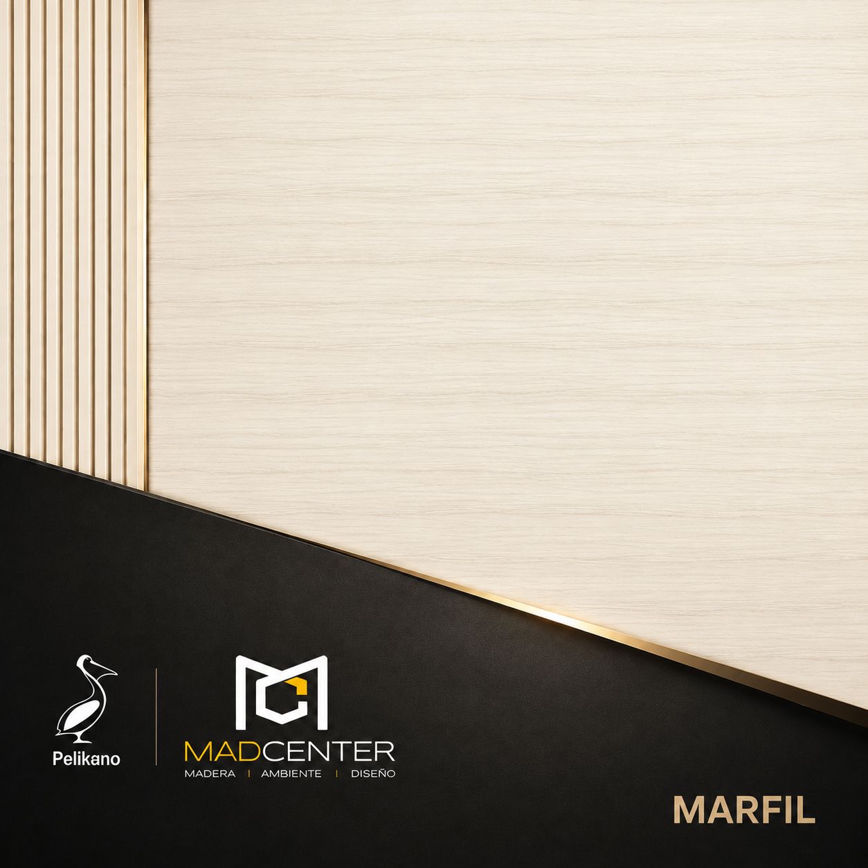 Fondo 1 Cara Marfil 6mm
