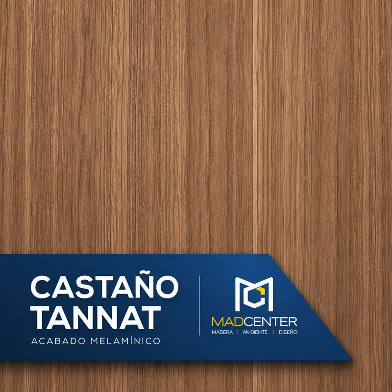 Castaño Tannat Acetinado 1 Cara 15mm Castaño Tannat Acetinado 1 Cara 15mm
