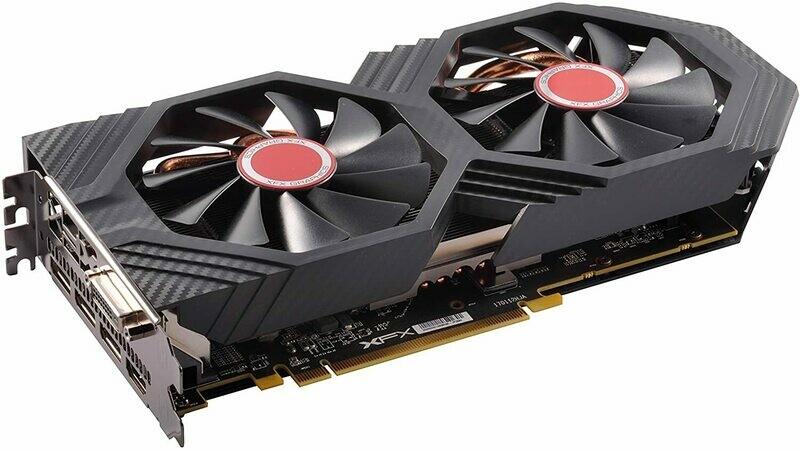 XFX Radeon RX 580 GTS Black Edition 1425MHz OC+, 8GB GDDR5, VR Ready, Dual BIOS, 3xDP HDMI DVI, AMD Graphics Card (RX-580P8DBD6)
