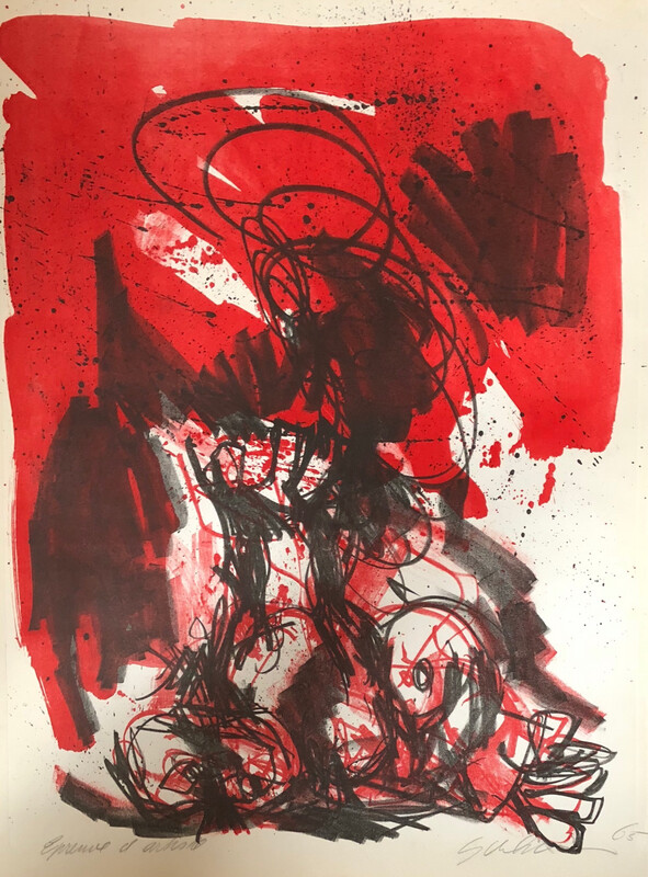 Jan Sierhuis - Litho - 1965