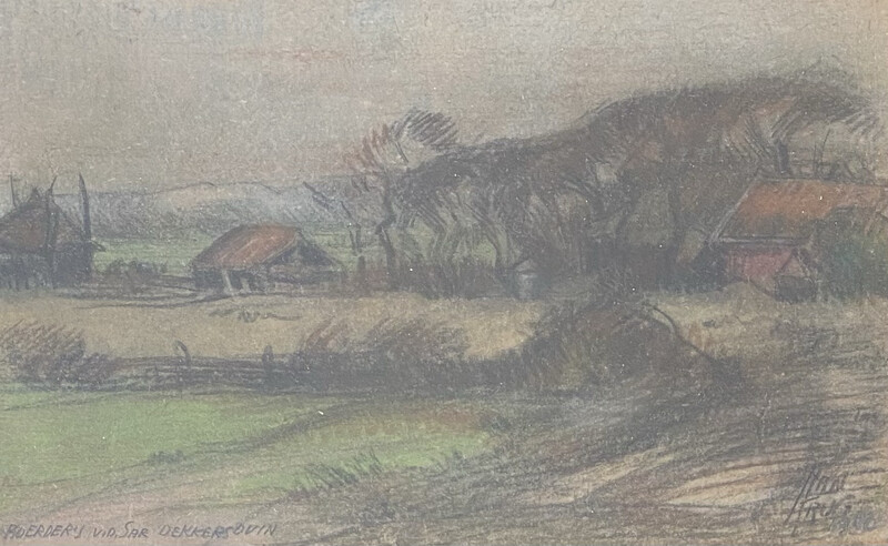 Han Krug - Boerderij te Dekkersduin