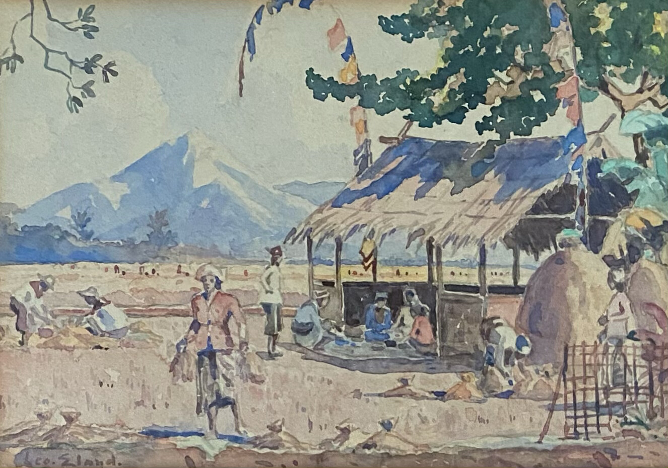Leo Eland - Figuren Op De Rijstplantage