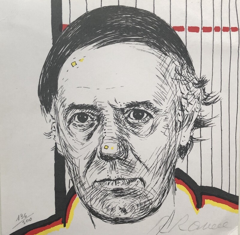 Roger Raveel (1921-2013) - Zelfportret - 1974