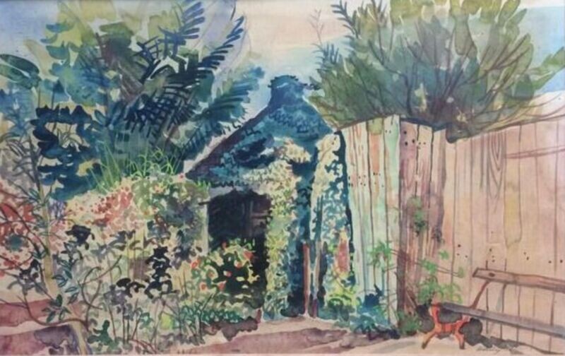 Herman Bieling (1887-1964) - Prieel te Goeree - 1948