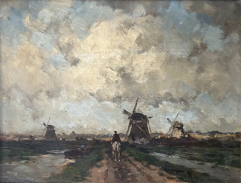 Willem C. Rip (1856-1922) - Molens te Rijsoord