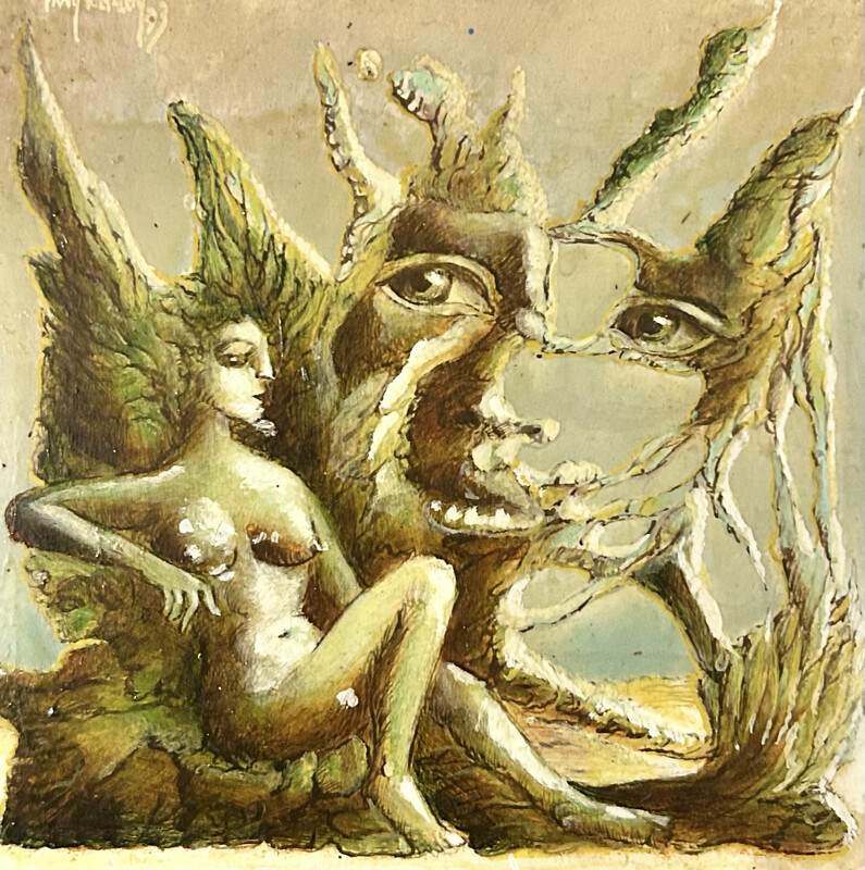 Frans Erkelens (1937-2016) - Symbolische Voorstelling 1973