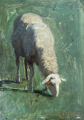 August Le Gras (1864-1915) - studie van een schaap