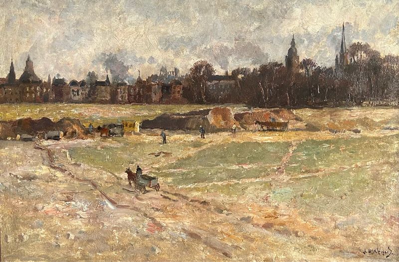 J. H. Weijns (1864-1945) - Land van Hoboken te Rotterdam