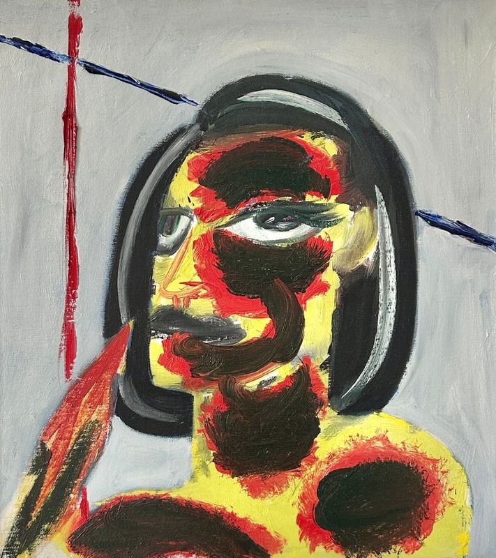 Alphons Freijmuth (1940) - portret van een vrouw - 1999