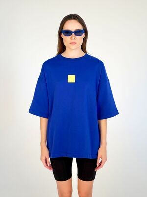 Kofi Lucass T-Shirt Royal Blue Yellow

