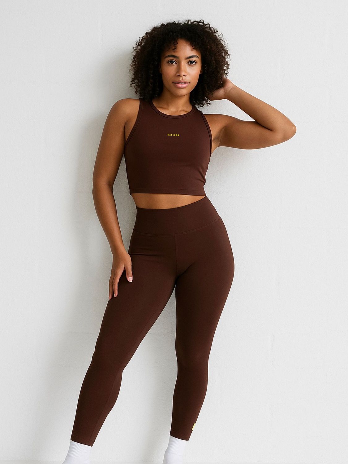 WONDERWOMAN SOFT ALYA HIGH-RISE SET BEDOUIN SAND BRA/LEGGING