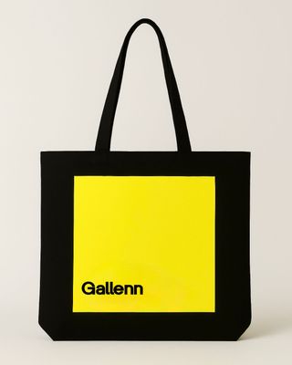 Seven Days A Week Tote Bag black/Yellow
