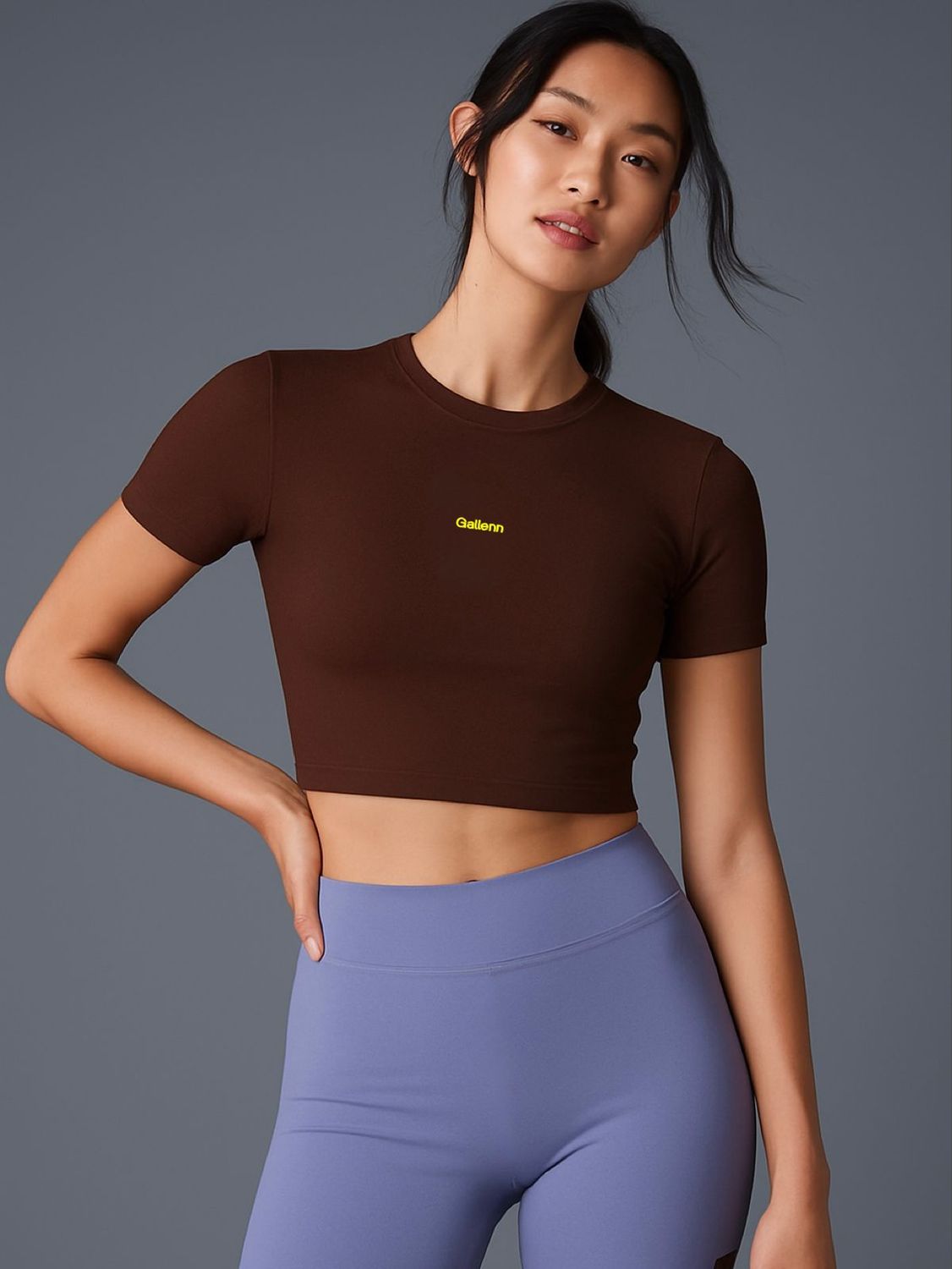 WONDERWOMAN SOFT ALYA CREWNECK CROPPED T-SHIRT BEDOUIN SAND