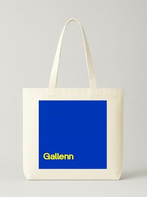 Seven Days A Week Tote Bag Light Beige/Royal Blue Seven Days A Week Tote Bag Light Beige/Royal Blue