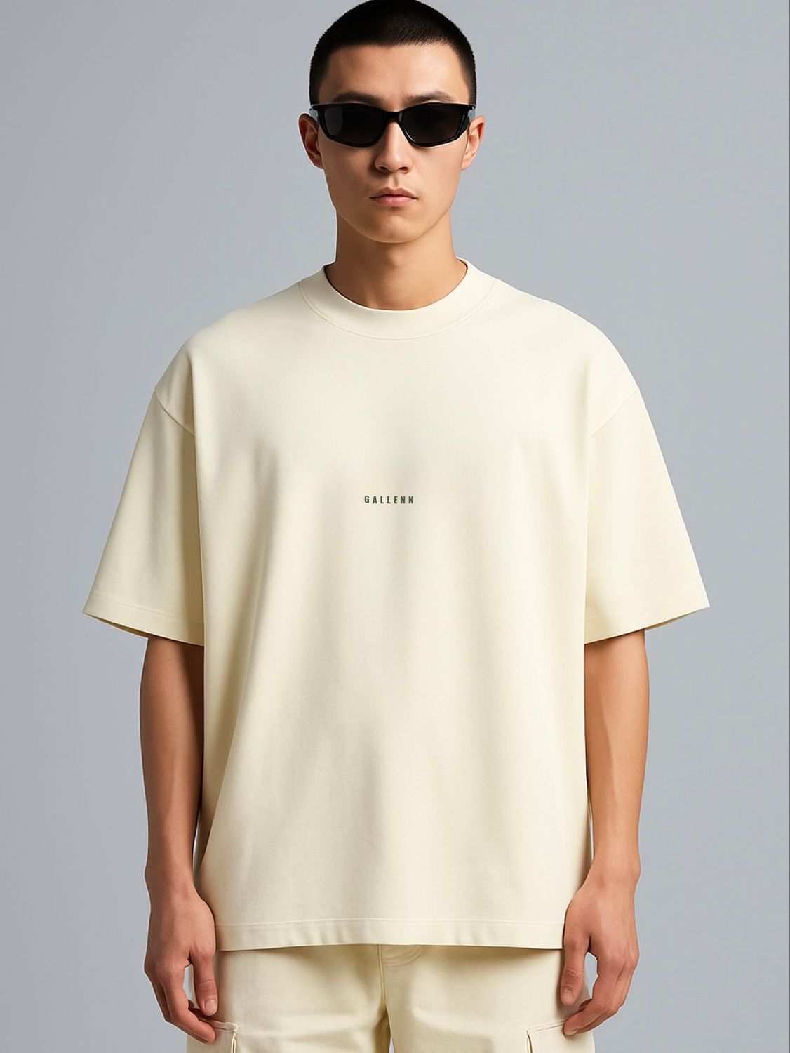 ALYA STILL THE MAIN CHARACTER T-SHIRT CREAM/DARK GREY / UNISEX