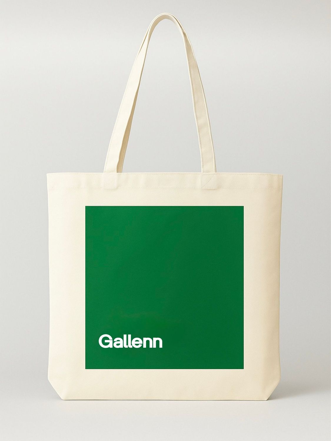 Seven Days A Week Tote Bag Light Beige/Rich Green