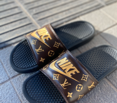 Nike x Louis V Slides