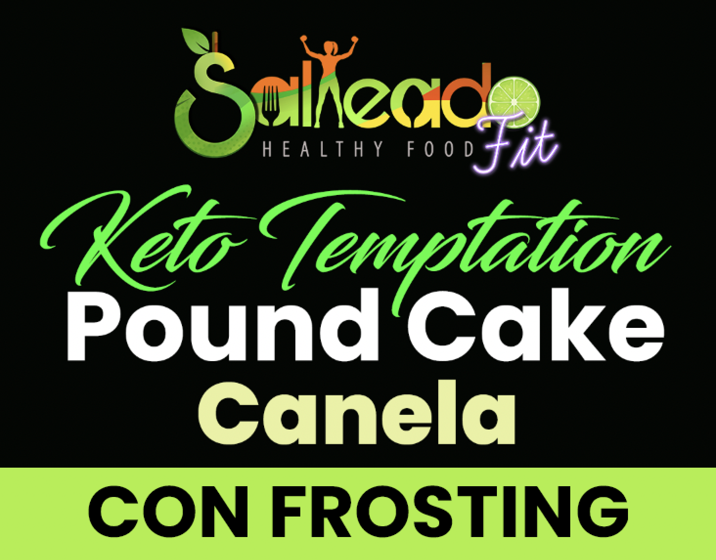 Pound Cake Canela con Frosting