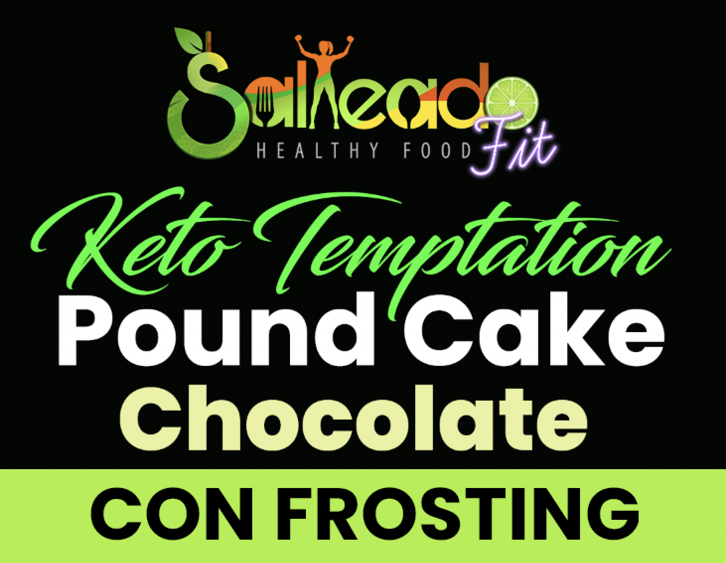 Pound Cake Chocolate con Frosting