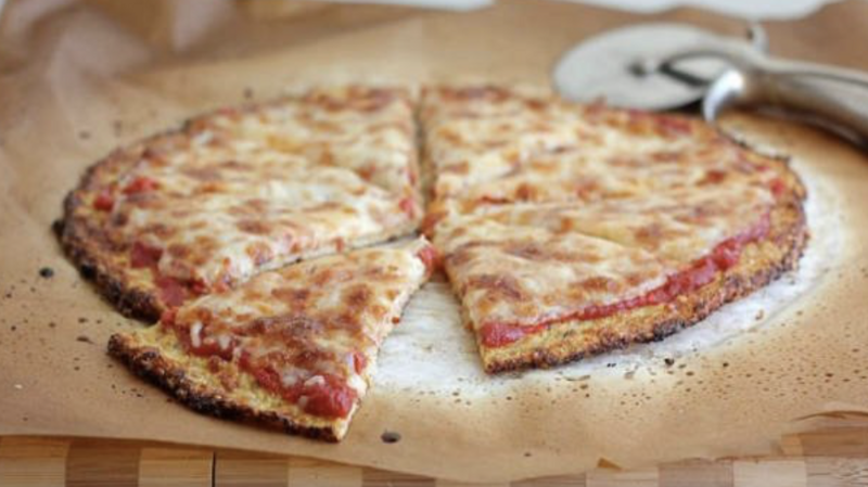 Pizza Masa de Coliflor: Queso Mozarella