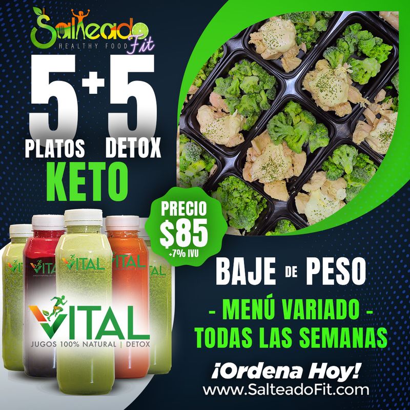 5 COMIDAS + 5 DETOX (KETO)