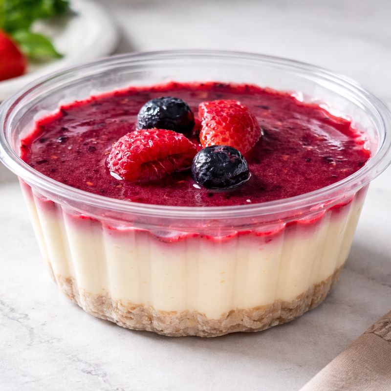 Keto Berry Cheesecake